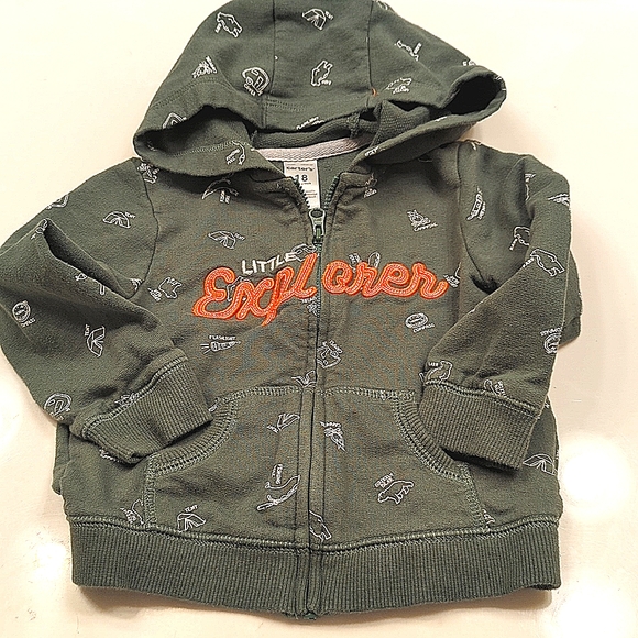 Carter's Infant Zip Up Hoodie 18 months - Picture 2 of 5